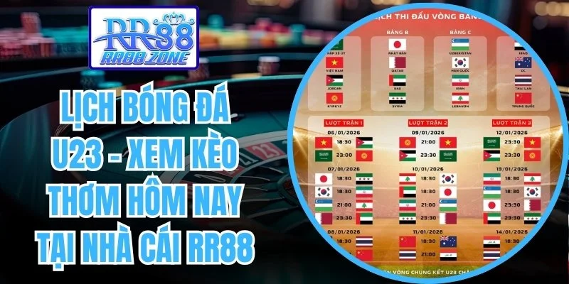 lịch bóng đá U23