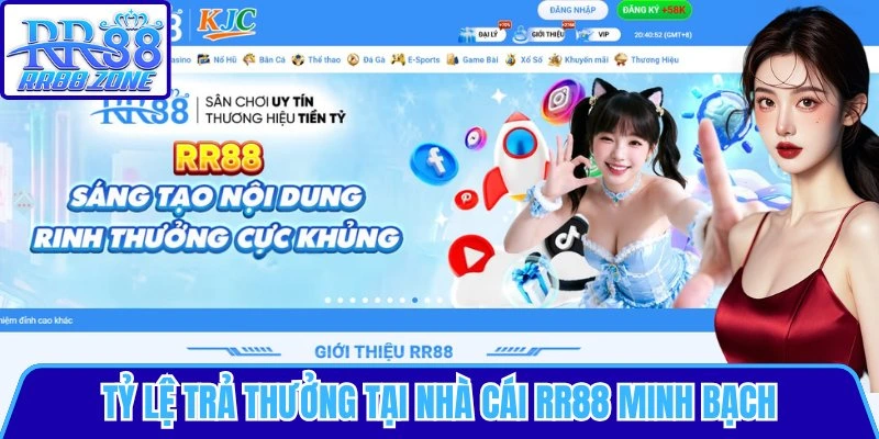 Tỷ lệ trả thưởng tại RR88 minh bạch